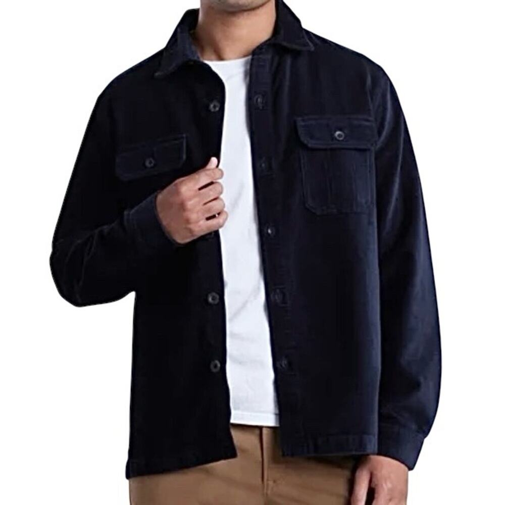 Union Mens Corduroy Shirt Jacket XL Shacket PNW Outdoors Casual Comfort Grunge